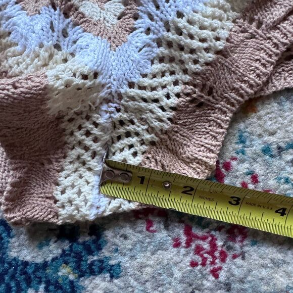 Cupshe Taupe Crochet Shorts Women's Size Medium - Picture 5 of 5